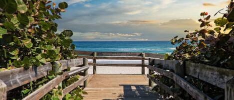 Sun loungers, beach towels