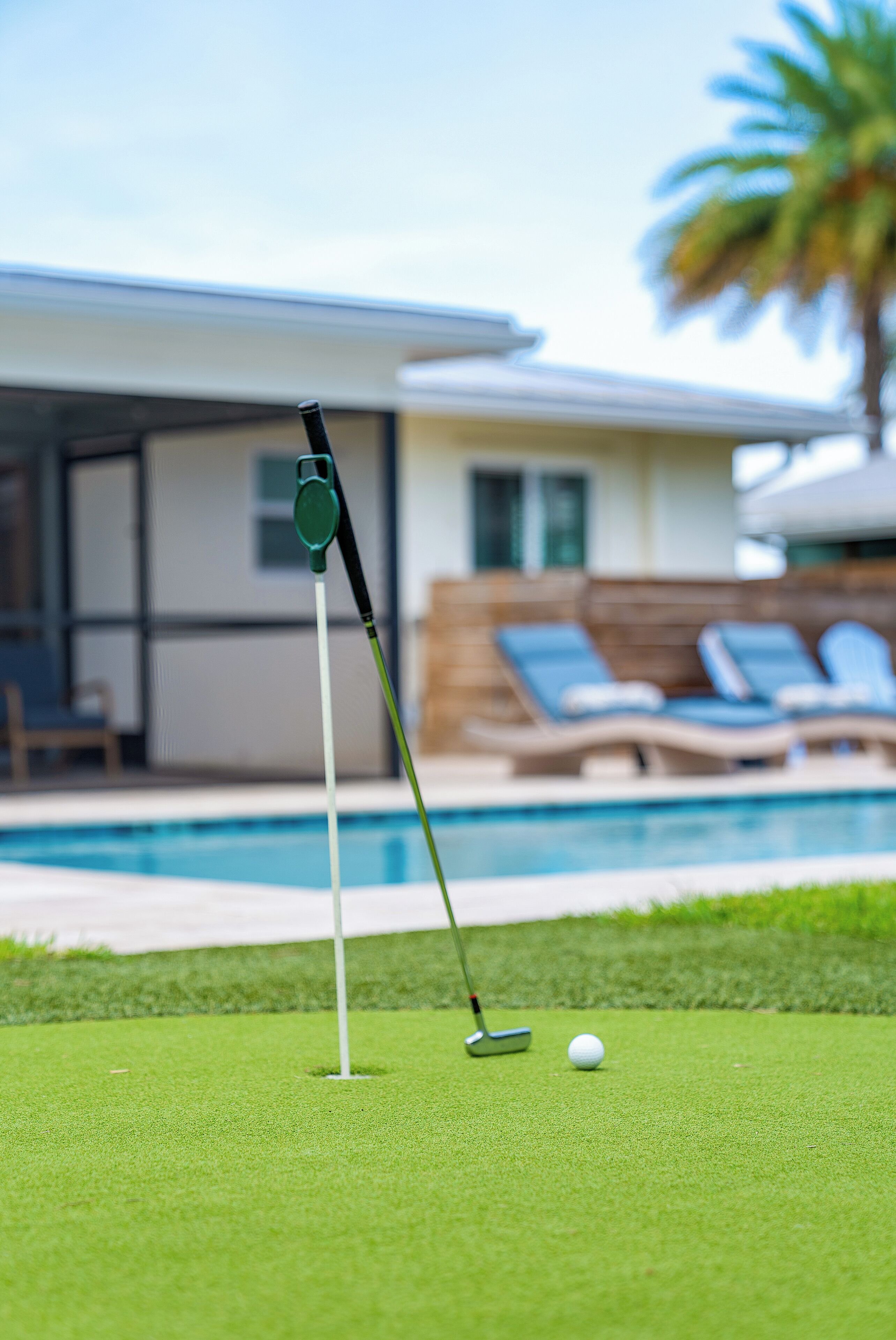 Udendørs pool, opvarmet pool