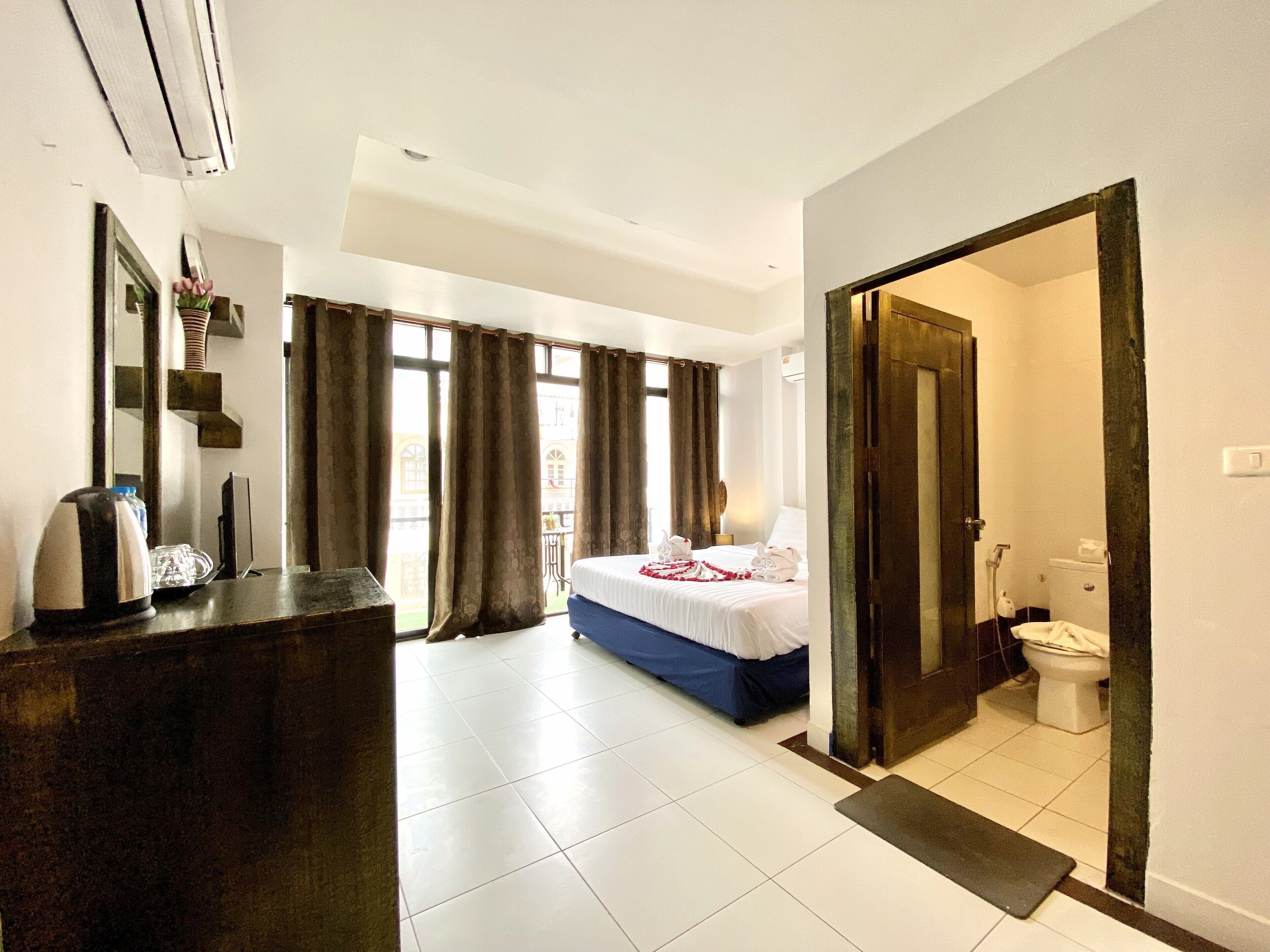 Blick von der Unterkunft