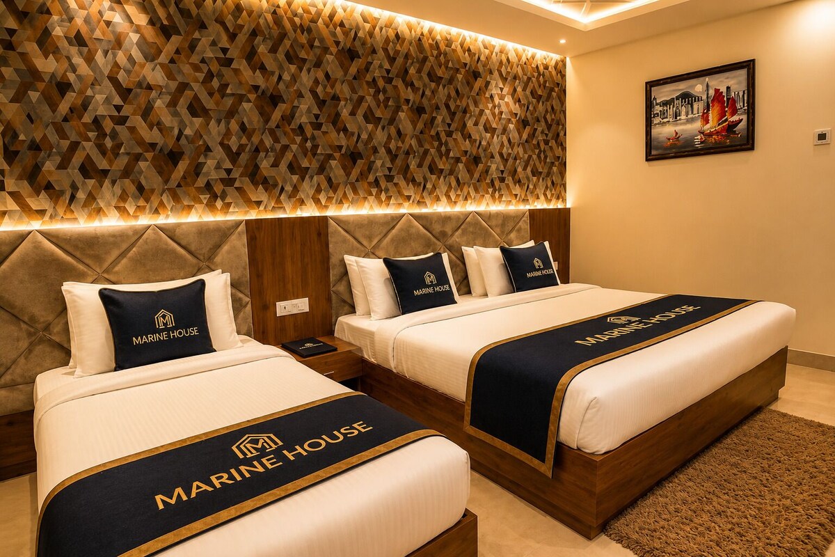 Camera familiare | Biancheria da letto ipoallergenica, materassi Select Comfort
