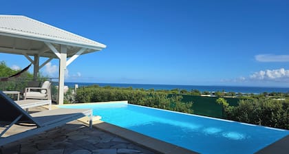 Villa Topaze Beach - Villa créole de standing 4*, vue mer panoramique