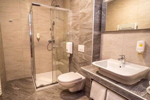 Shower, hair dryer