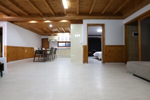 Family House, 3 Bedrooms, Terrace | Living area | Computer, heated floors - Z Hotel (Cheongju)