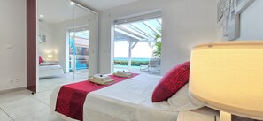 2 bedrooms, in-room safe, iron/ironing board, free WiFi - Villa Rubis - Luxury Creole villa, panoramic ocean view (Saint-Francois)