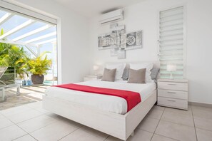 2 bedrooms, in-room safe, iron/ironing board, free WiFi - Villa Rubis - Luxury Creole villa, panoramic ocean view (Saint-Francois)
