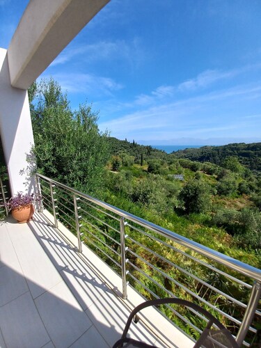 Oasis of well-being in the midst of ater olive and cypress trees