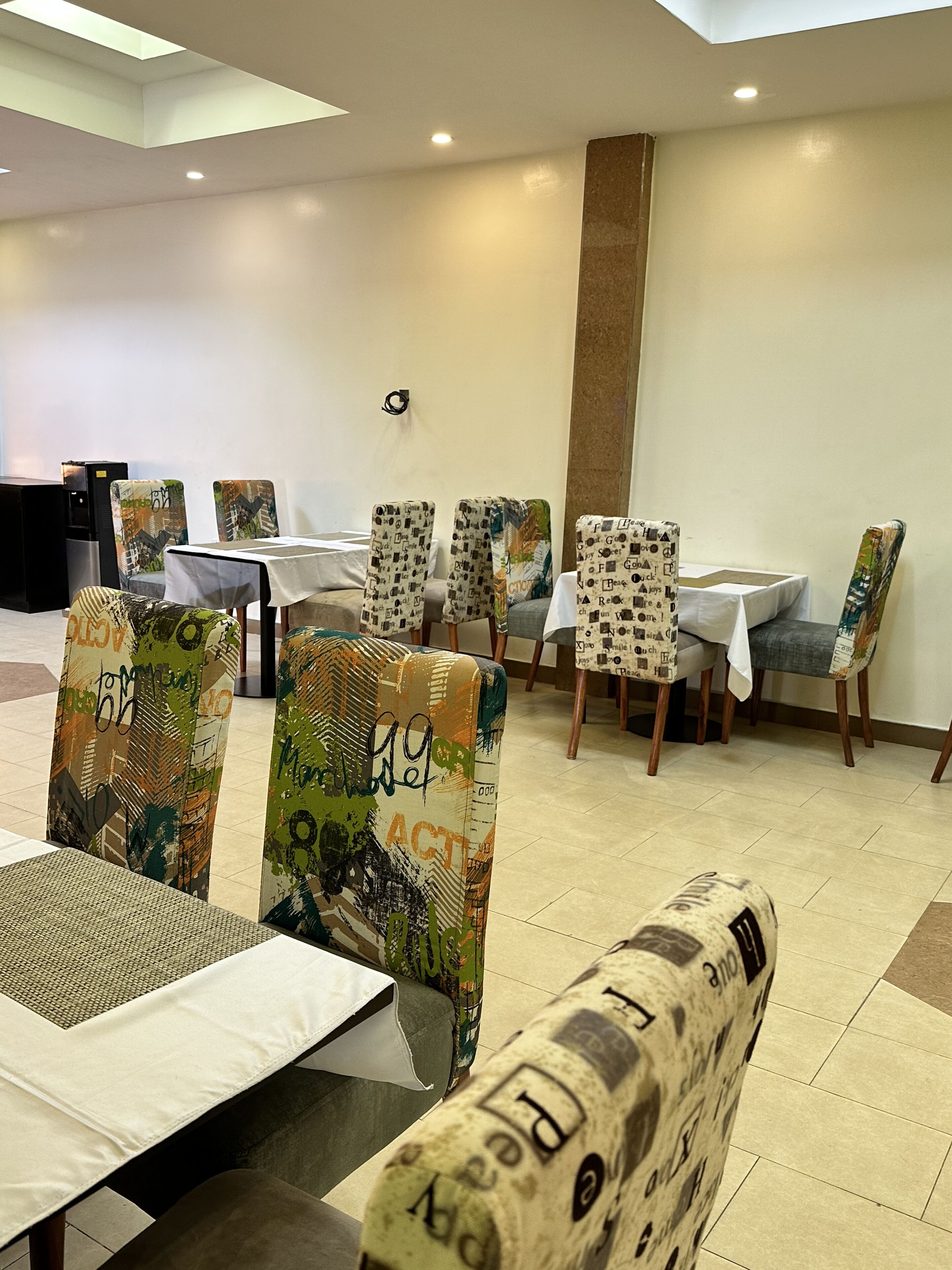 Free daily self-serve breakfast