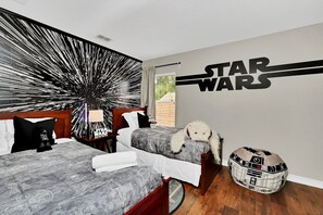 7 bedrooms, iron/ironing board, travel crib, free WiFi