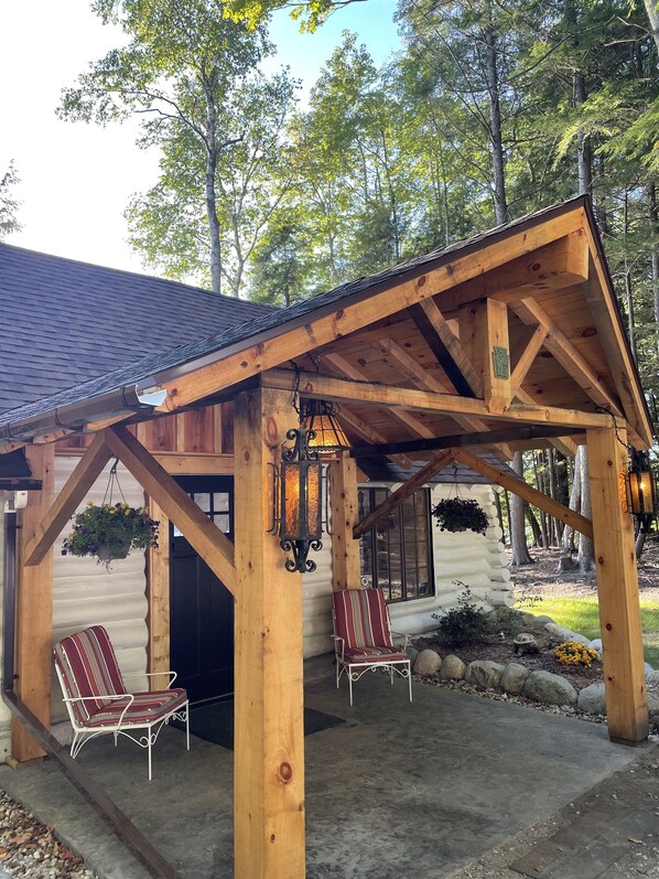Exterior - Waterfront, boats included, Cozy cabin on private lake, 25 minutes from TC. (Fife Lake)