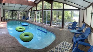 Indoor pool, a heated pool