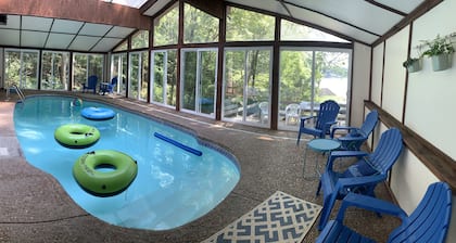 Lakehouse property with private pool + bonus space sleeps 14