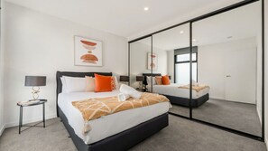 1 Schlafzimmer, Bügeleisen/Bügelbrett, kostenloses WLAN, Bettwäsche