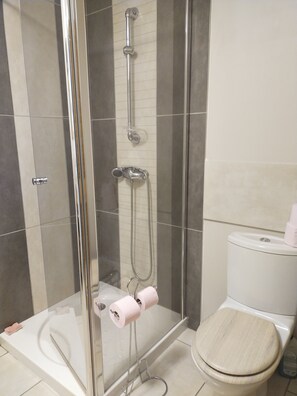 Douche, sèche-cheveux, papier toilette