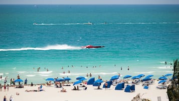 Sun loungers, beach towels