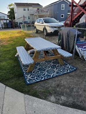 Opções para refeição ao ar livre