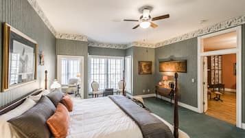 5 chambres, bureau, Wi-Fi gratuit, draps fournis
