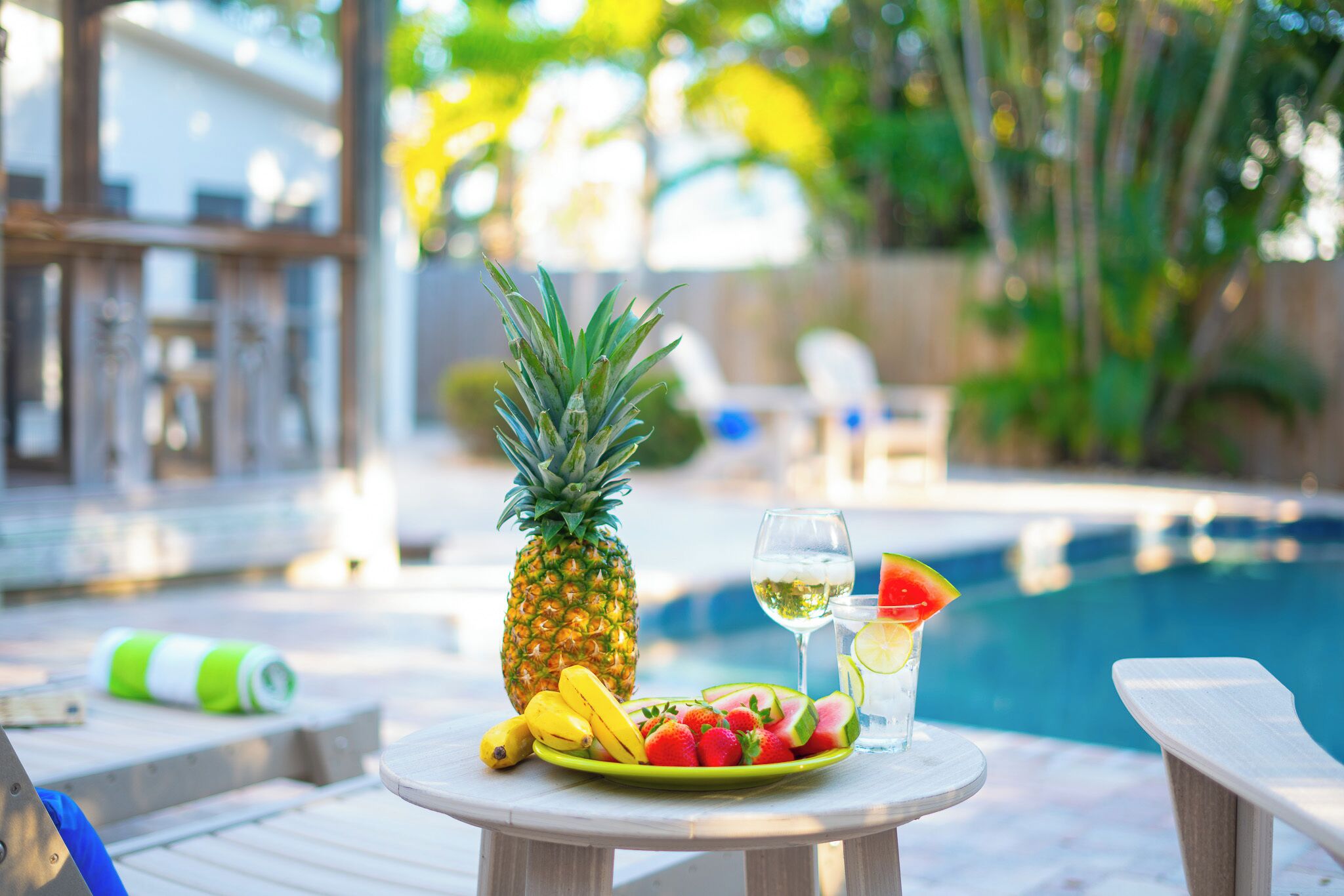 Alberca al aire libre y alberca climatizada