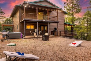 Terrace/patio - 4 Bedrooms, Sleeps 16, Hot Tub, Games, Tesla Charger, Smart TV's,  MORE! (Heber)