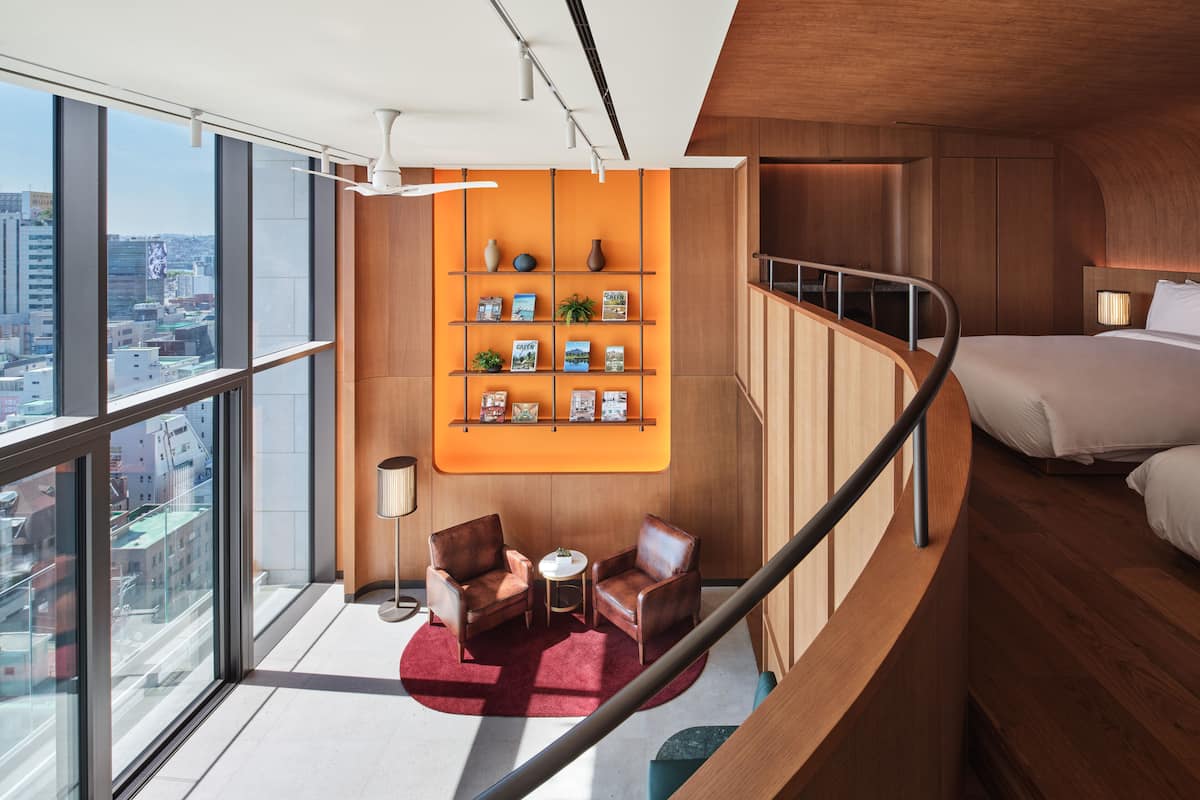 1 slaapkamer, donzen dekbedden, een minibar, een kluis op de kamer