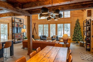 Interior - Northern Exposure Modern Log Cabin (Ely)