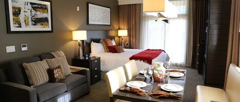 1 soverom, safe på rommet og wi-fi