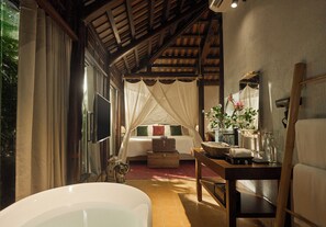 Two-bedroom Pool Villa A | Minibar, in-room safe, desk, free WiFi