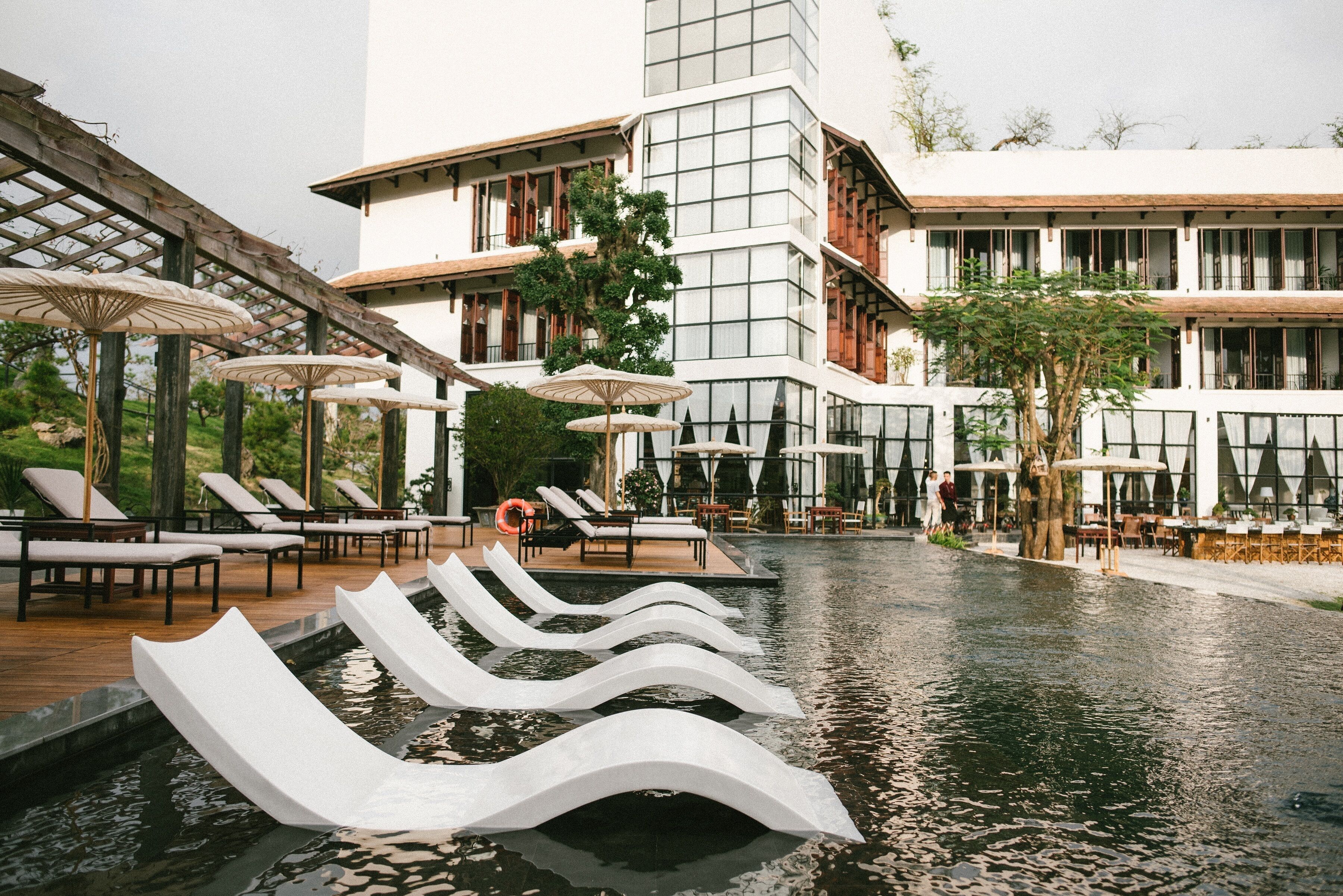 2 utendørsbassenger