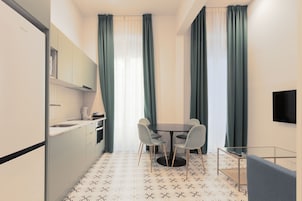 Loft estándar, vistas a la ciudad | Zona de estar