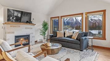 スマートテレビ、暖炉