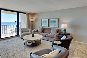 Condo, Multiple Beds, Balcony, Ocean View (T3 503 - No Pets) | Living area