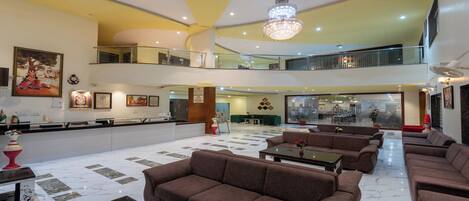 Sitteområde i lobbyen