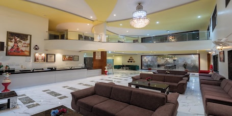 Lobby sitting area. Hotel Kaushal International