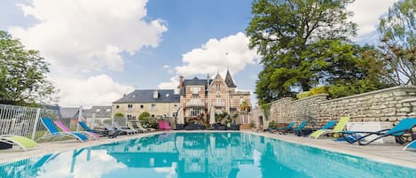 Indoor pool, outdoor pool