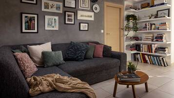 Apartment (One Bedroom Apartment with City View) | Living room | TV