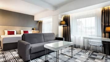 1 habitación, minibar, caja de seguridad en la habitación y escritorio
