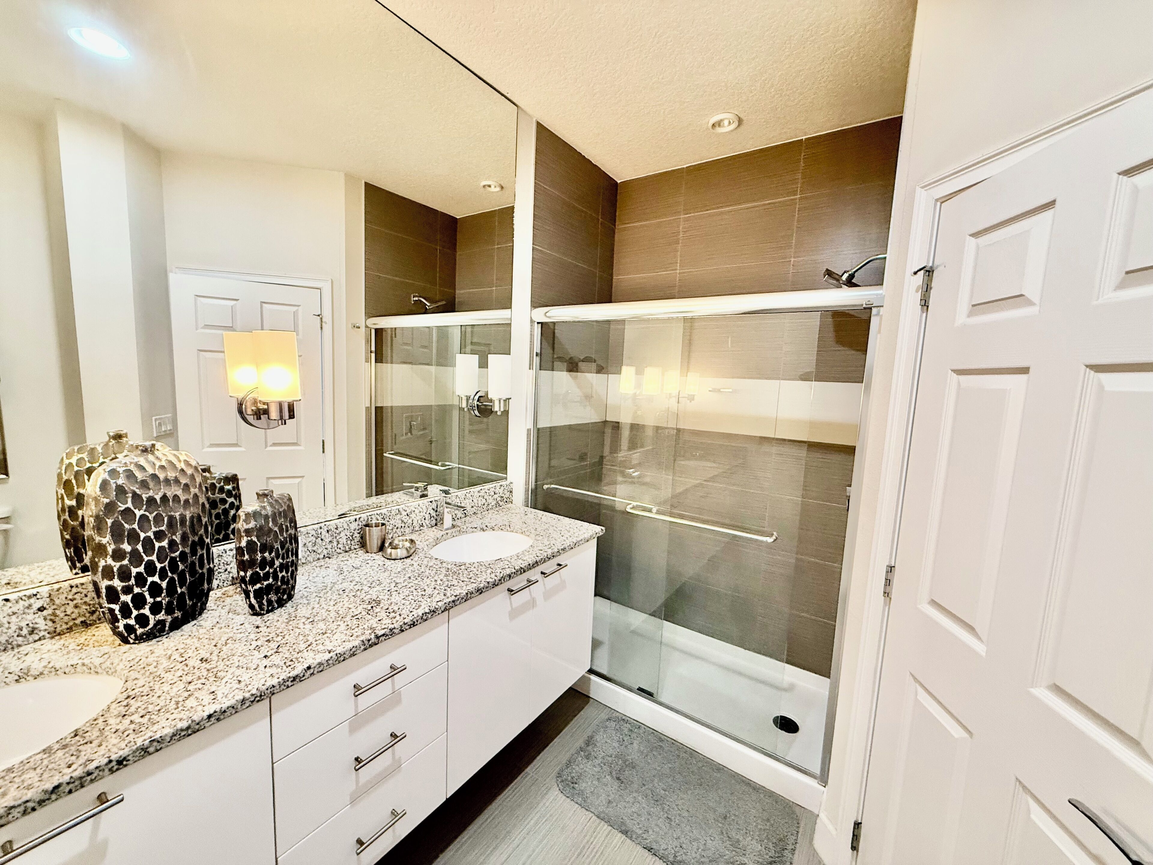 Duschwanne, Handtücher