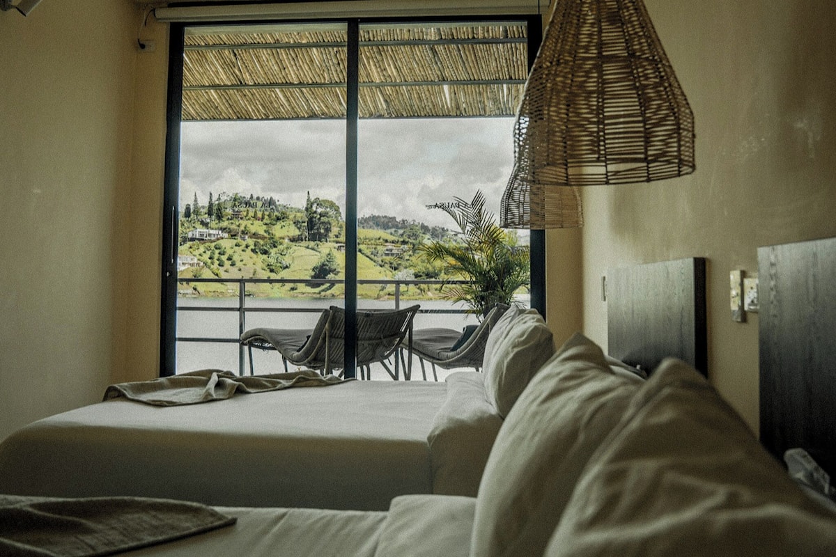 2 habitaciones, ropa de cama de alta calidad y camas con pillow-top