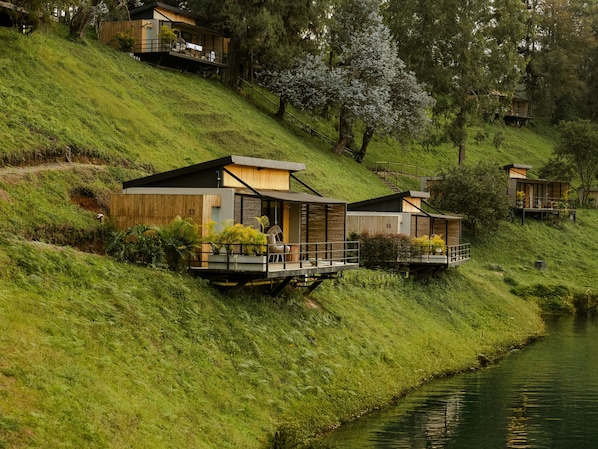 Façade de l’hébergement