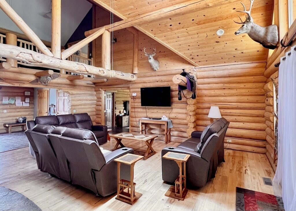 TV, caminetto, lettore DVD