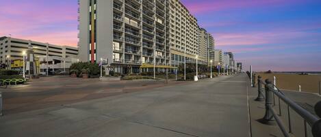 Front of property – evening/night