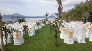 Espace banquet en plein air