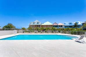 Outdoor pool - SALT 7: swimming pool, direct access to Orient Bay beach (saint martin)
