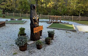 Resort center's miniature golf course with purchase of a guest amenity card - 'Make Your Mark' Cozy Sapphire Cabin with Hot Tub (Sapphire)