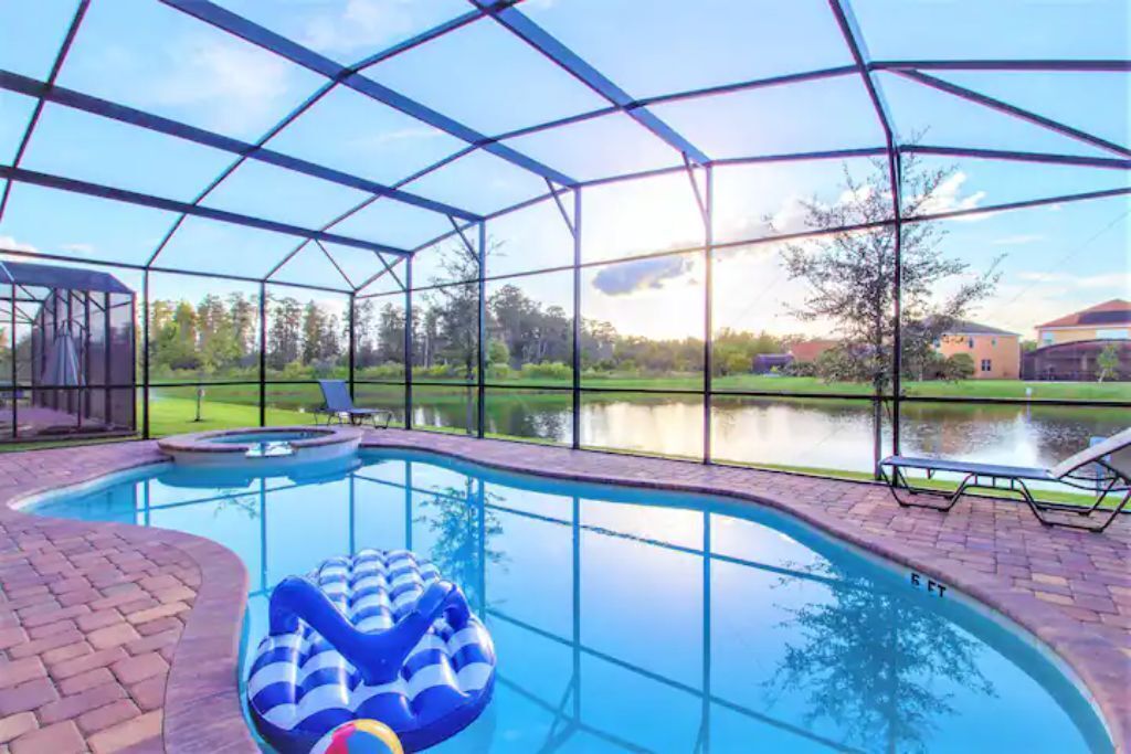 Una piscina climatizada