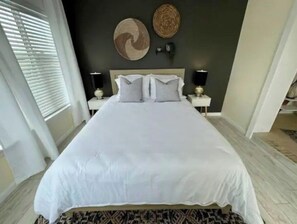 1 bedroom, iron/ironing board, travel cot, free WiFi