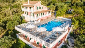 Villa Supérieure, salle de bains privée, vue mer (Villa Amalia) | Plan d’étage