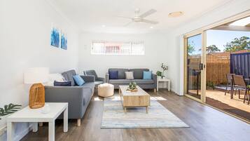 Smart-tv och en stereo