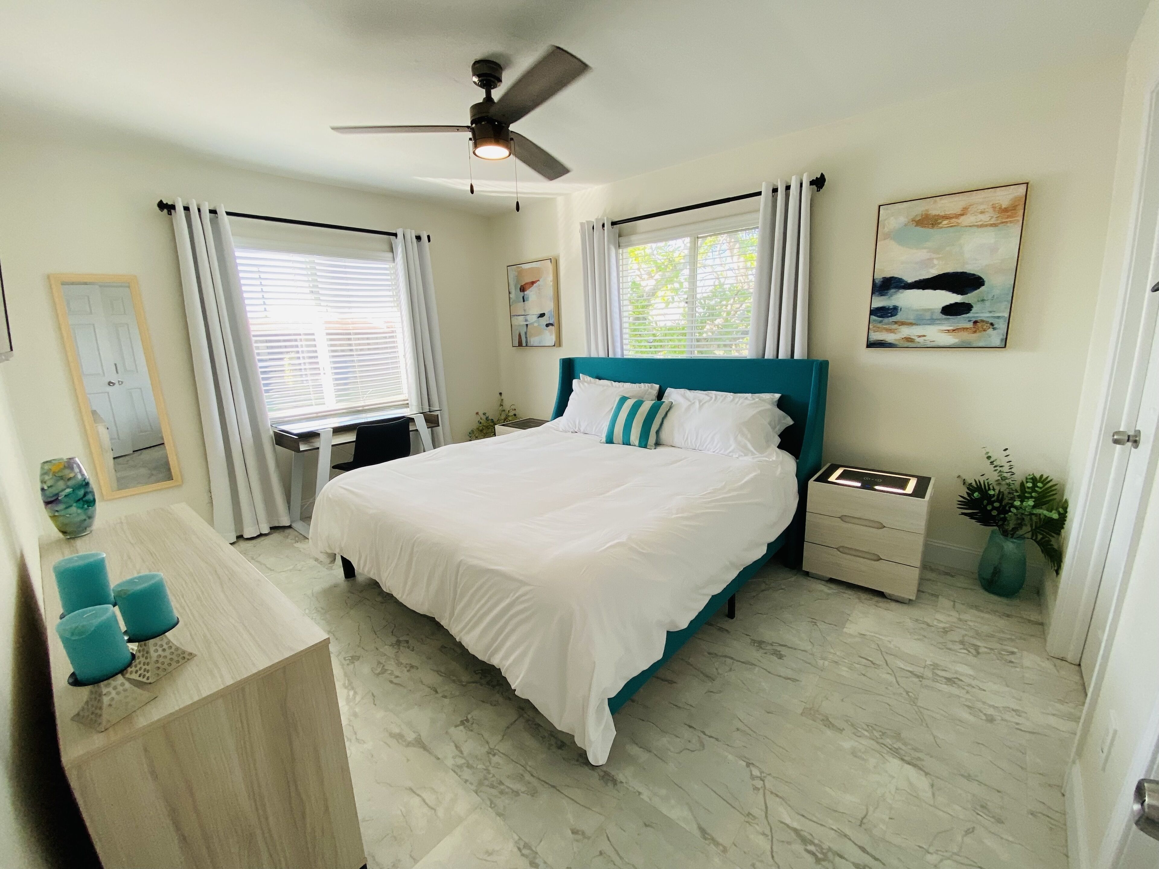 2 habitaciones, escritorio, wifi gratis y ropa de cama 