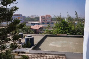 Blick von der Unterkunft