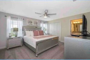 4 bedrooms, iron/ironing board, free WiFi, bed sheets